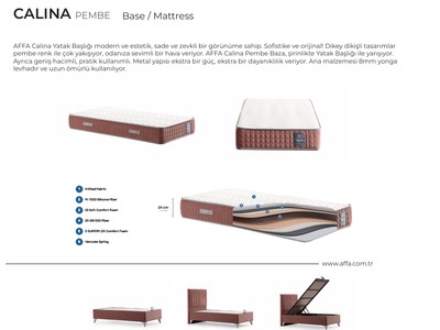 AFFA CALİNA YATAK BAZA #3